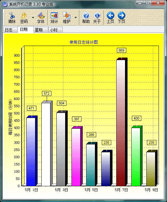 系统开机记录专业版