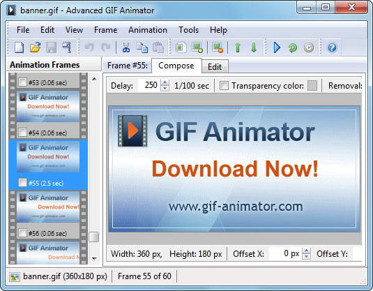 Advanced GIF Animator