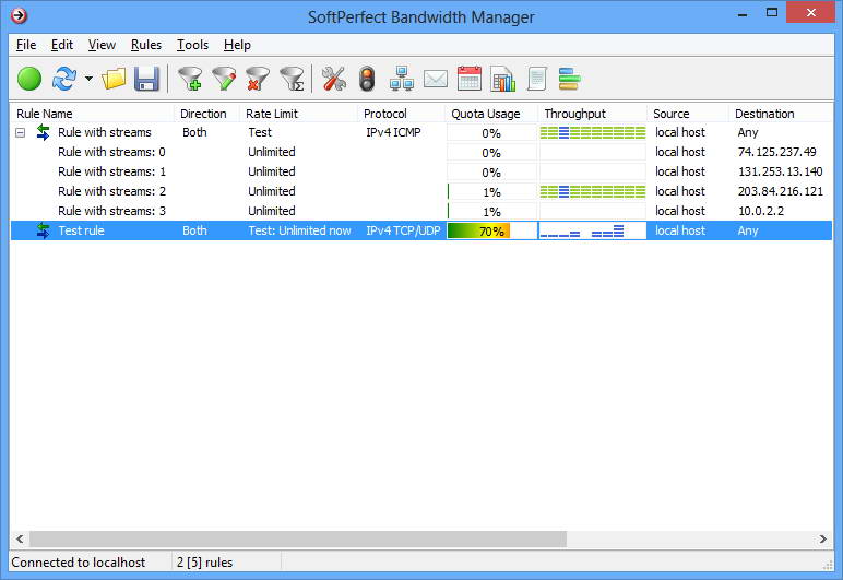 SoftPerfect Bandwidth Manager