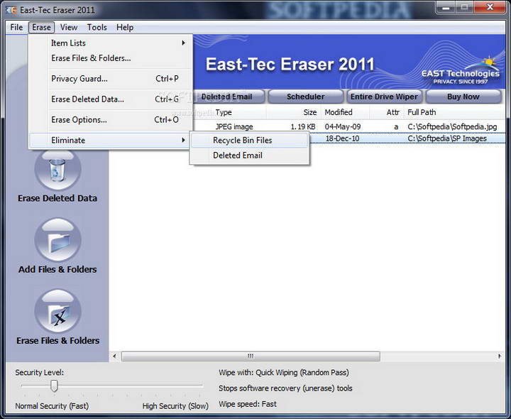 East-Tec Eraser 2015