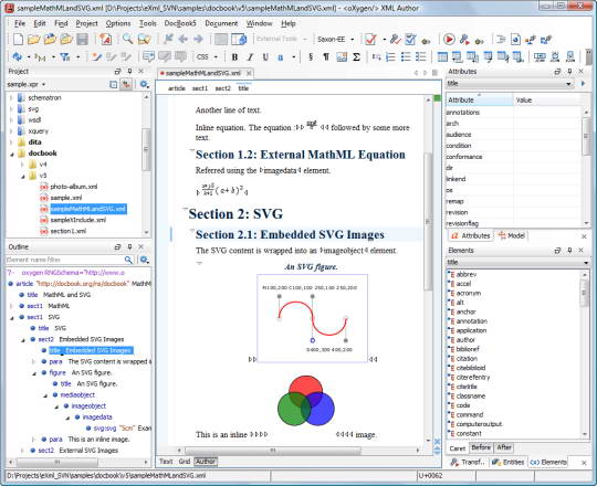 oXygen XML Author