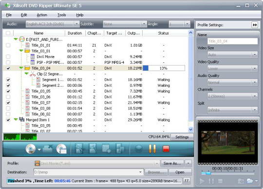 Xilisoft DVD Ripper Ultimate SE