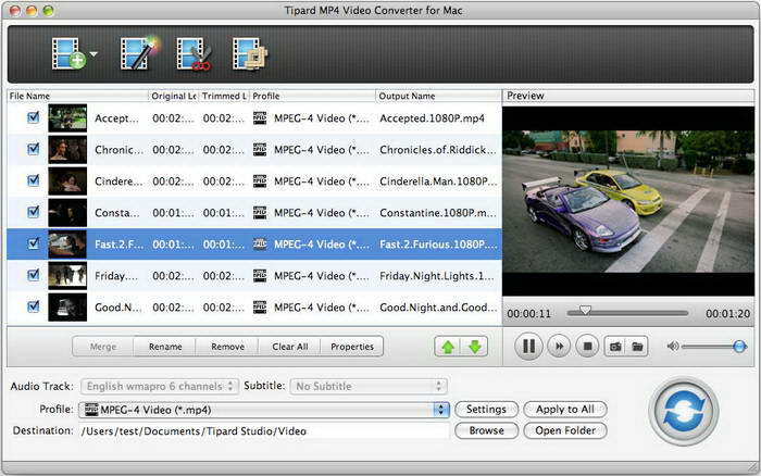 Tipard MP4 Video Converter for Mac