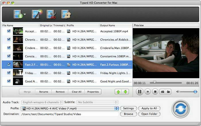 Tipard HD Converter for Mac