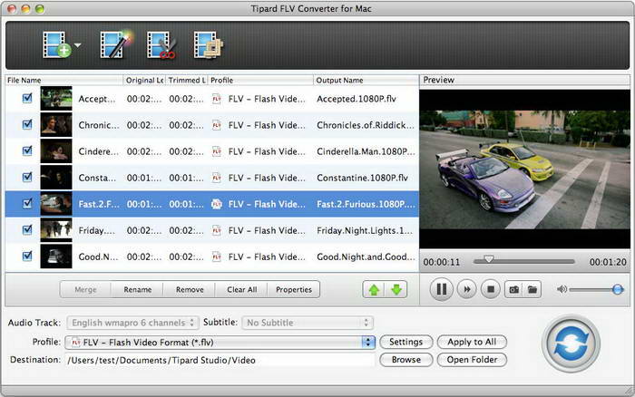 Tipard FLV Converter for Mac