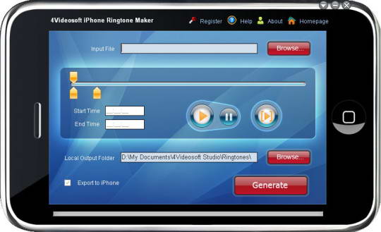 4Videosoft iPhone Ringtone Maker for Mac