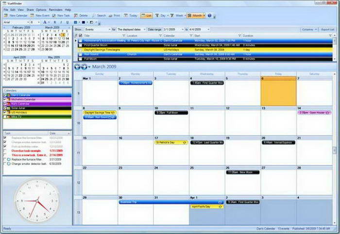 VueMinder Calendar Pro