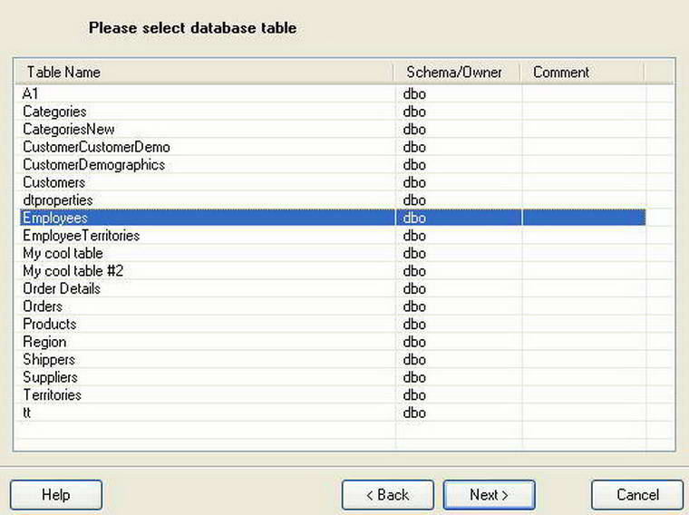 Export Table to Excel for DB2