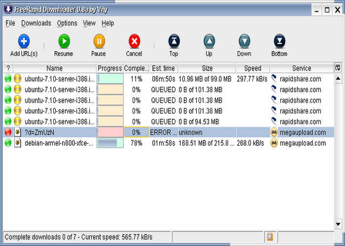 FreeRapid Downloader