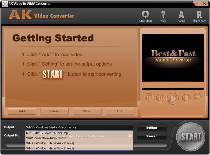 AK Video to WMV Converter