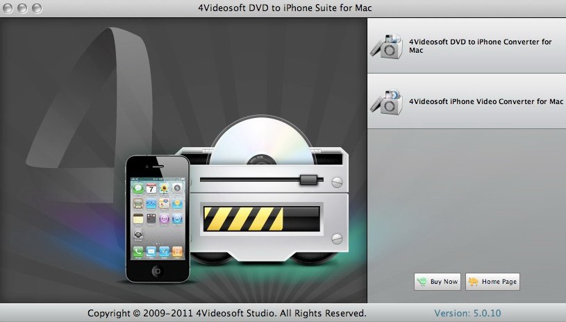 4Videosoft DVD to iPhone Suite for MAC