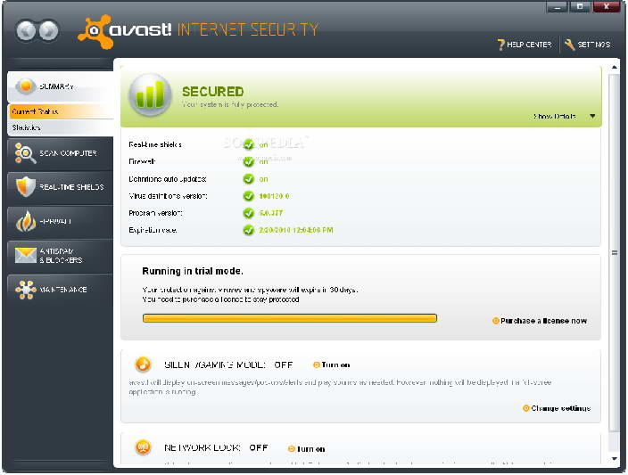 Avast! Internet Security BETA
