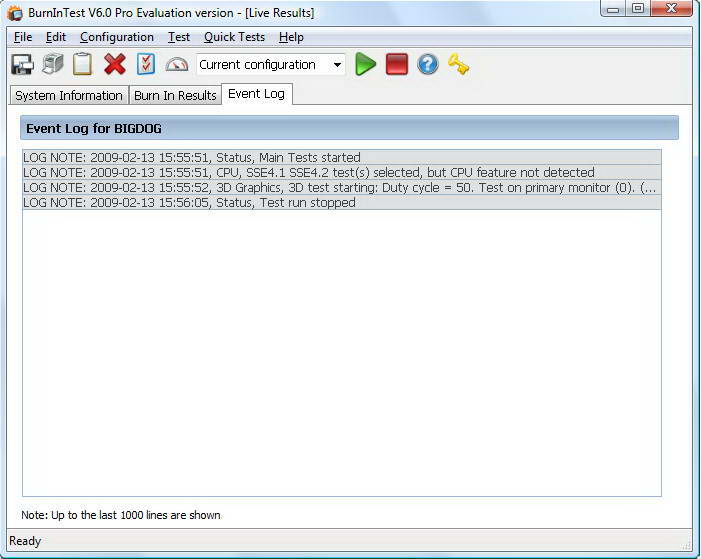 PassMark BurnInTest Standard (64bit)