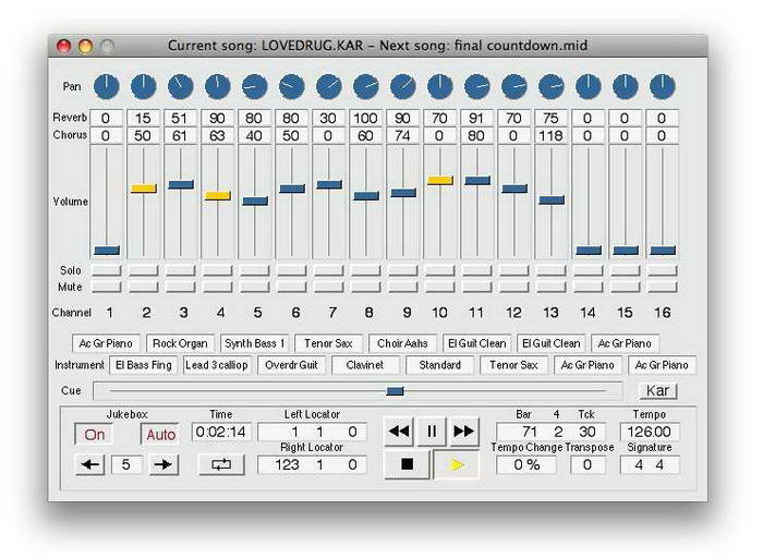 Sweet MIDI Player For MAC