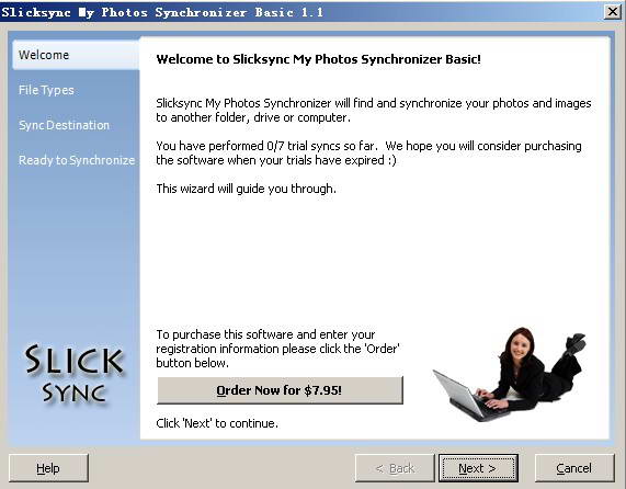 Slicksync My Photos Synchronizer Basic