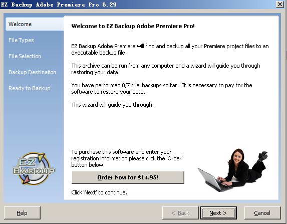 EZ Backup Adobe Premiere Pro