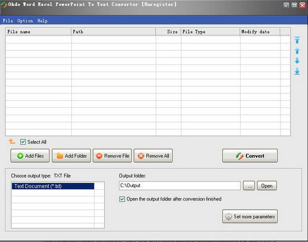 Okdo Word Excel PowerPoint To Text Converter