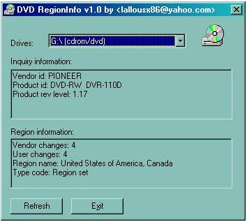 DVD RegionInfo