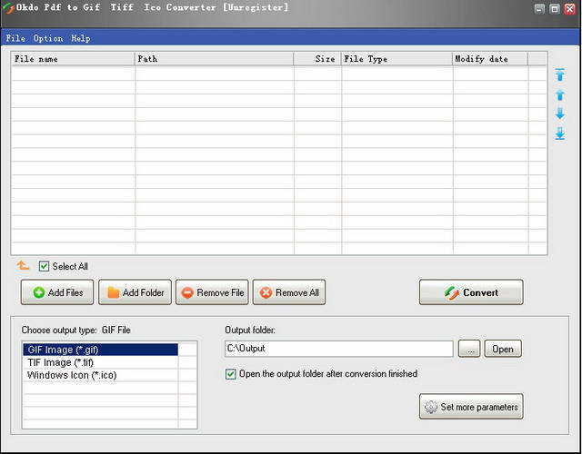 Okdo Pdf to Gif Tiff Ico Converter