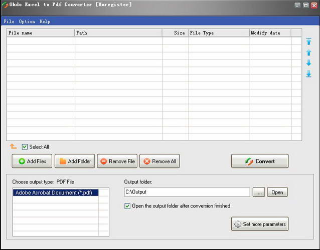 Okdo Excel to Pdf Converter