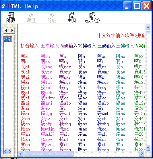 汉语教学排音盲打版