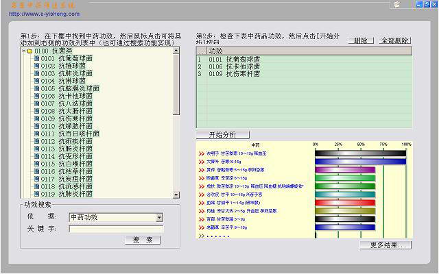 名医中药筛选系统