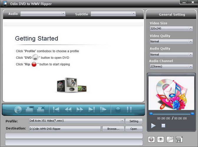 Odin DVD to WMV Ripper