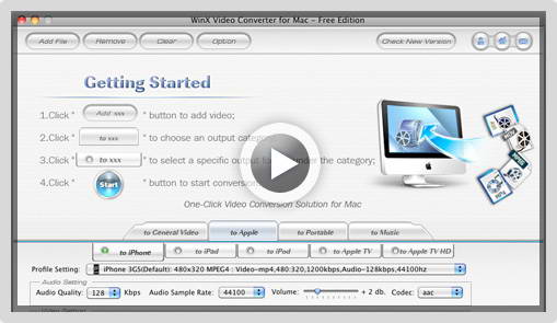 WinX Video Converter for Mac