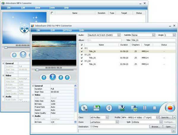 Joboshare DVD to MP4 Bundle For MAC
