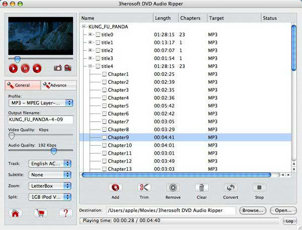 3herosoft DVD Audio Ripper For Mac