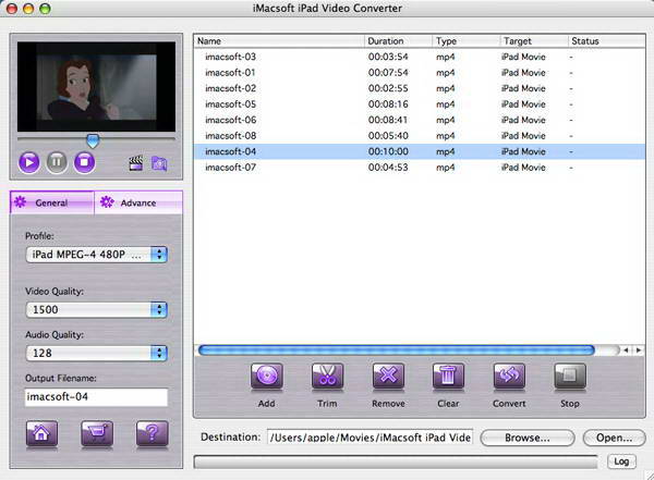 iMacsoft iPad Video Converter For Mac