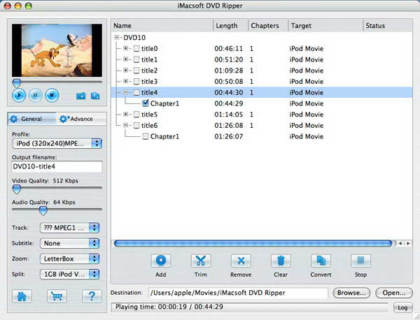 iMacsoft DVD Ripper For Mac