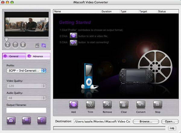 iMacsoft Video Converter For Mac