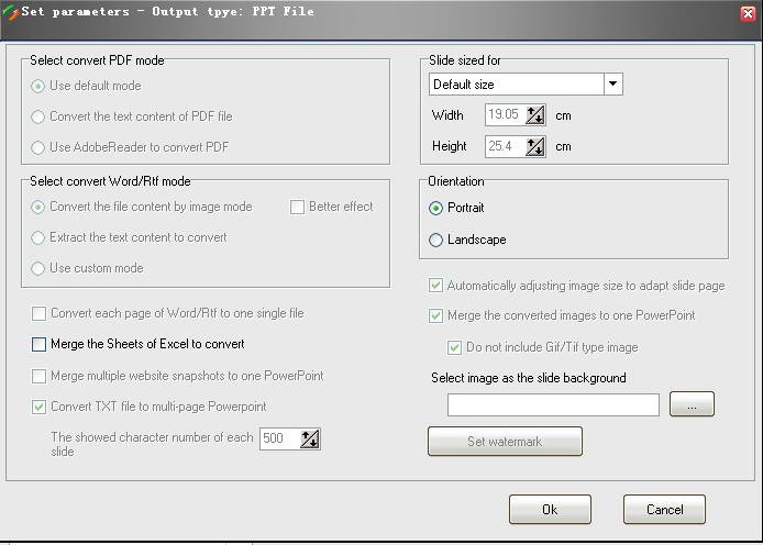 Okdo Xls to Ppt Converter