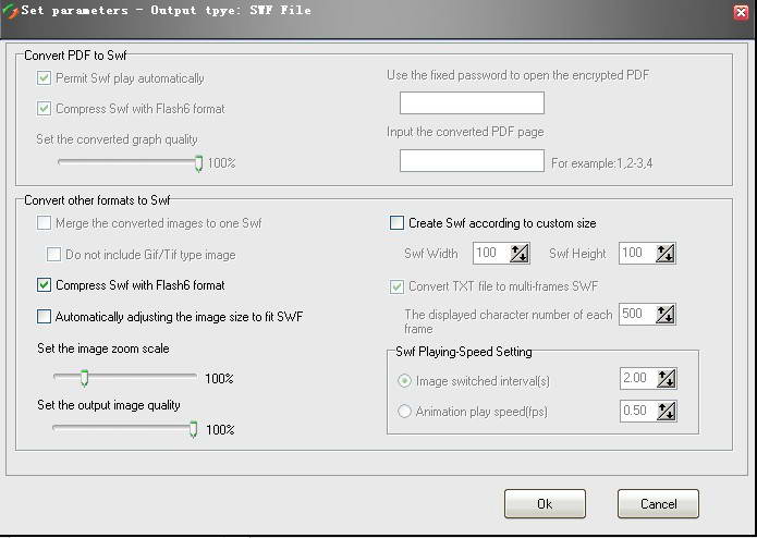 Okdo Xls to Swf Converter