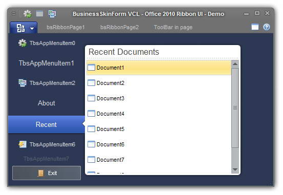 BusinessSkinForm VCL for D7