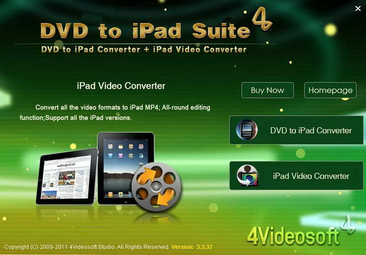 4Videosoft DVD to iPad Suite