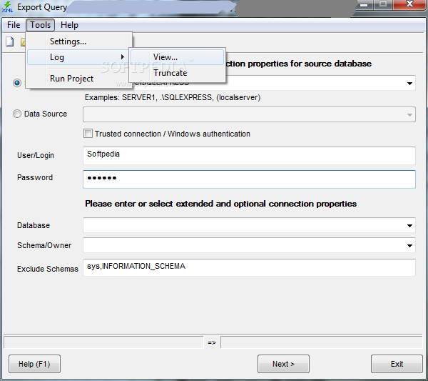 Export Query to Excel for Oracle