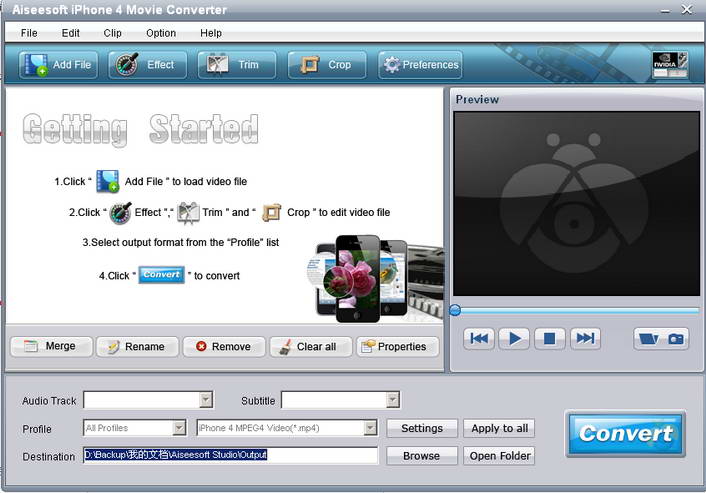 Aiseesoft iPhone 4 Movie Converter
