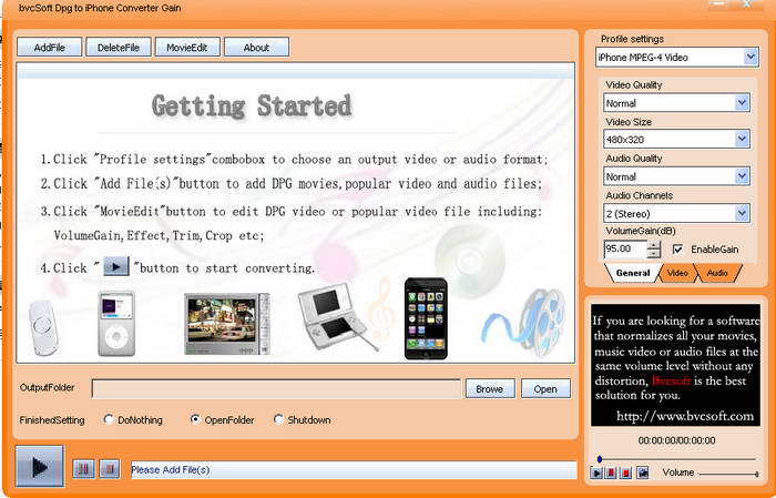 bvcsoft DPG to iPhone Video Converter