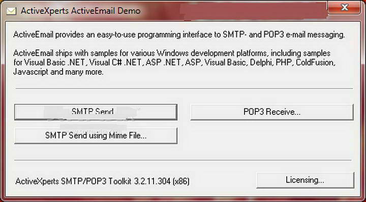 ActiveEmail SMTP / POP3 Toolkit