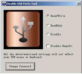 Disable USB Ports Tool