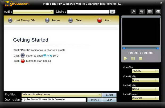 Holeesoft Blu-ray Windows Mobile Converter