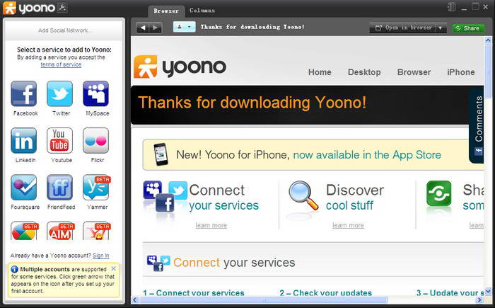 Yoono for Mac