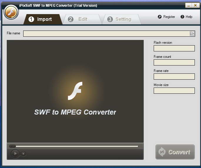 iPixSoft SWF to MPEG Converter