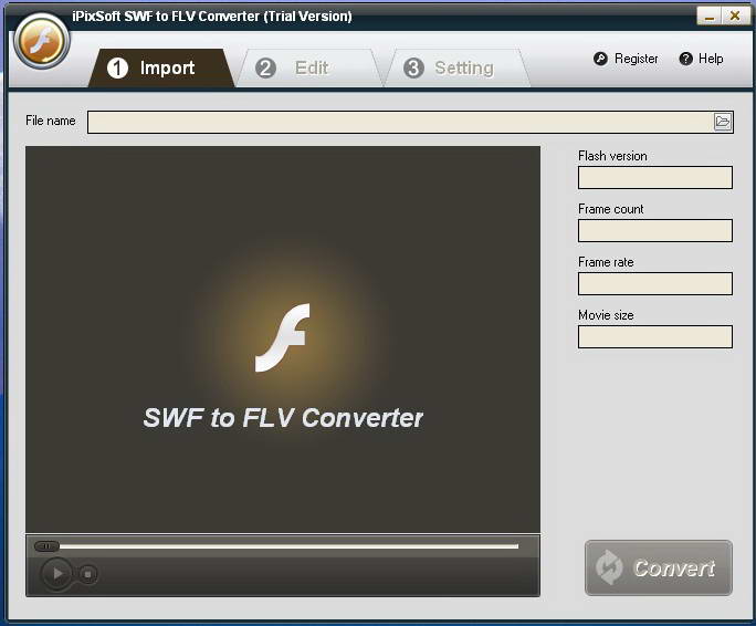 iPixSoft SWF to FLV Converter