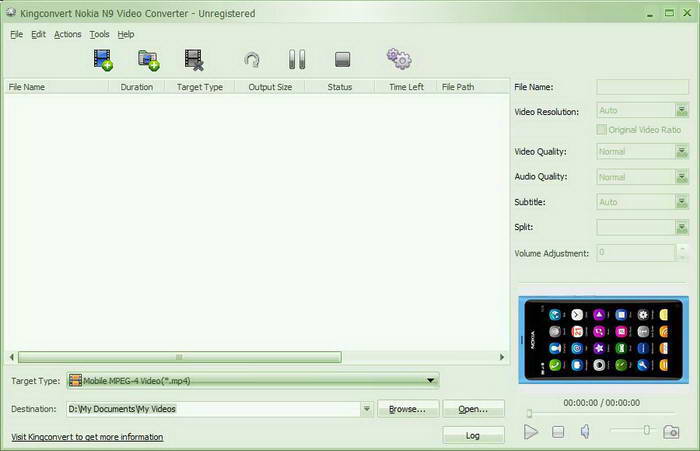 Kingconvert Nokia N9 Video Converter