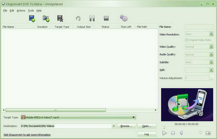 Kingconvert DVD To Nokia