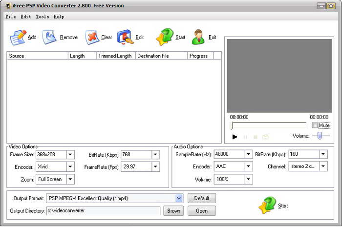 iFree PSP Video Converter