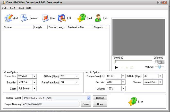 iFree MP4 Video Converter